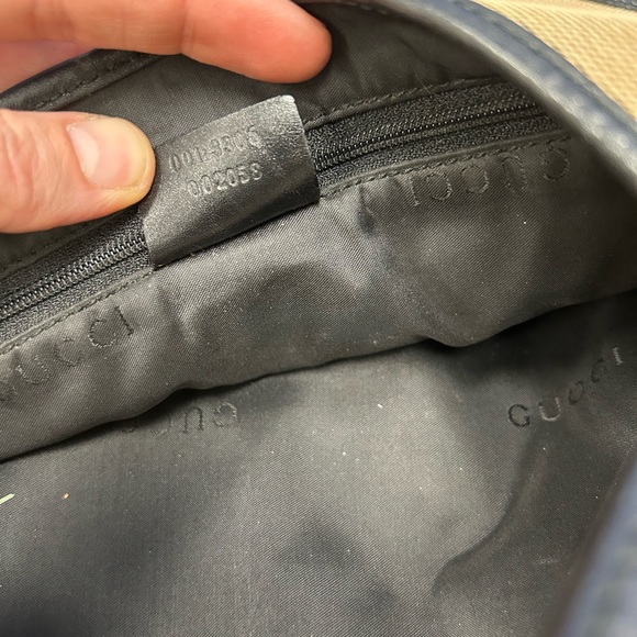 GUCCI Web Small Jackie O Hobo Colorblock Beige Black 002058 - Picture 6 of 8